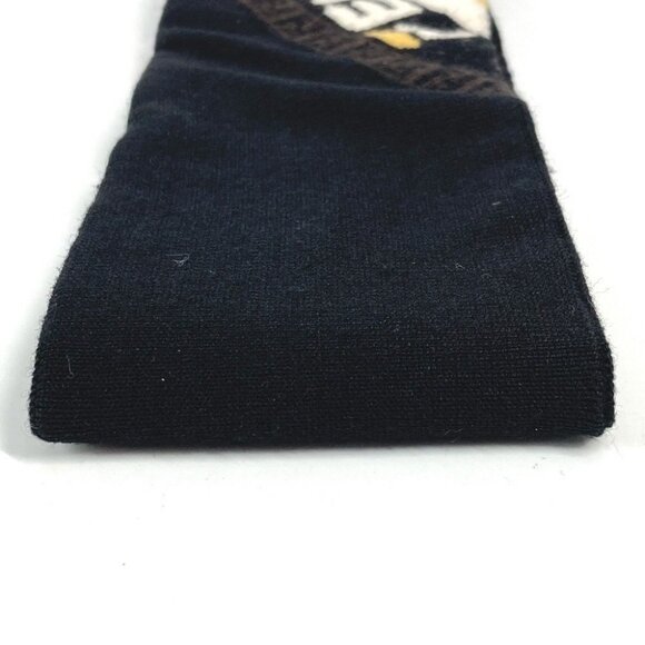 FENDI FXS385 logo Accessories Headbands hair band wool Black